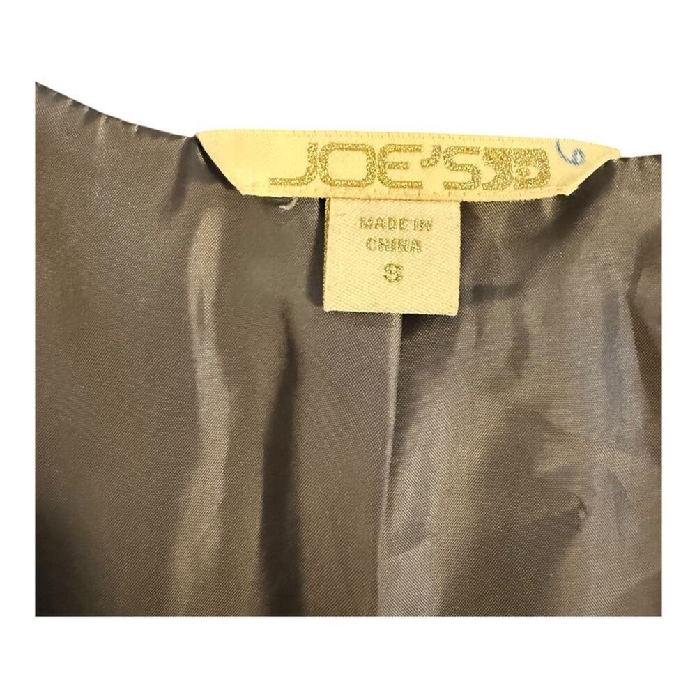 Joe’s Green Blue Plaid Wool Blend Cropped Jacket Lined Coat Retro Cape M - Picture 10 of 10
